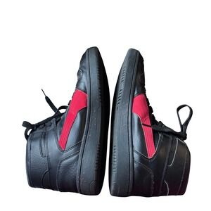 Puma Rebound Layup Mens Size 12 Black Red High Top Sneakers Basketball Shoe